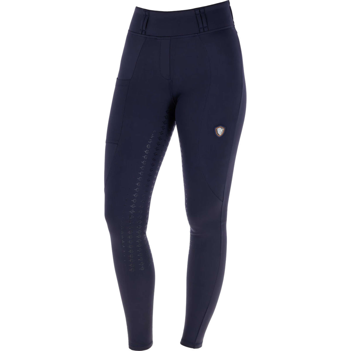 Covalliero Legging d'Équitation Full Grip AW26 Marin foncé