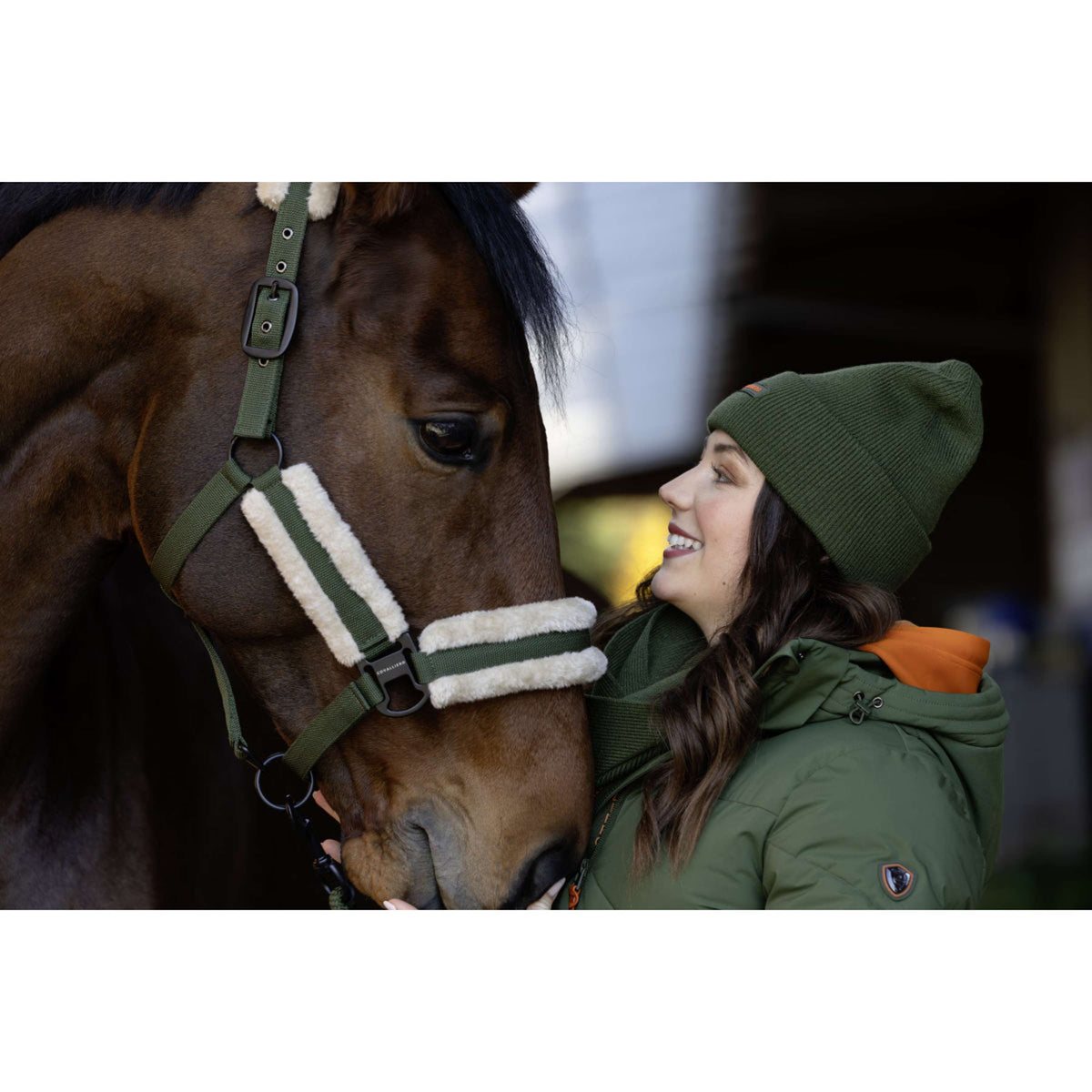 Covalliero Echarpe AW26 Forest Green
