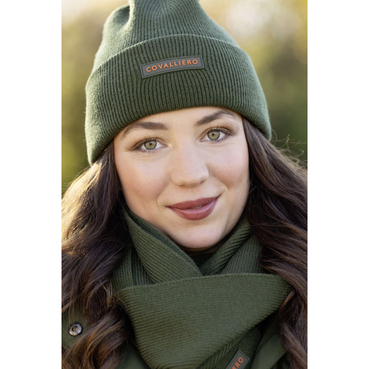 Covalliero Echarpe AW26 Forest Green