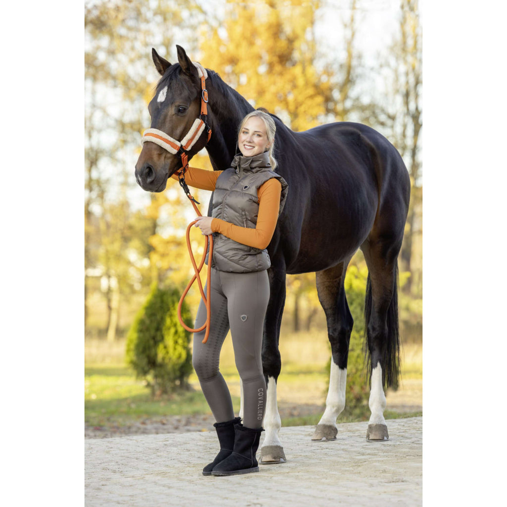 Covalliero Legging d'Équitation Full Grip AW26 Milky Chocolate