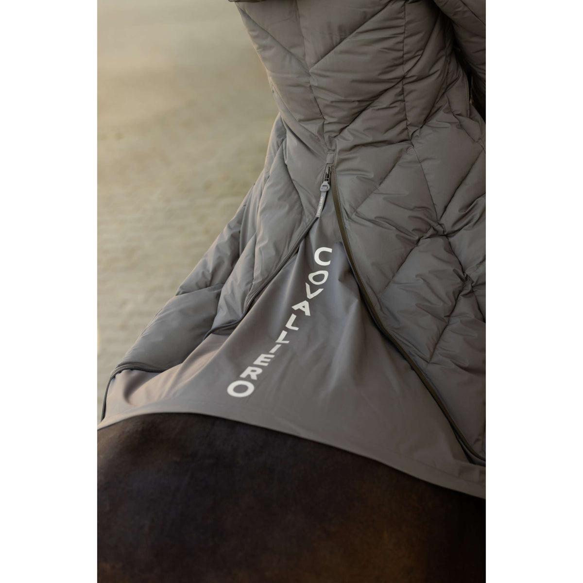 Covalliero Manteau d'hiver long AW26 Milky Chocolate