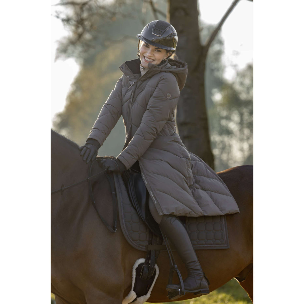 Covalliero Manteau d'hiver long AW26 Milky Chocolate