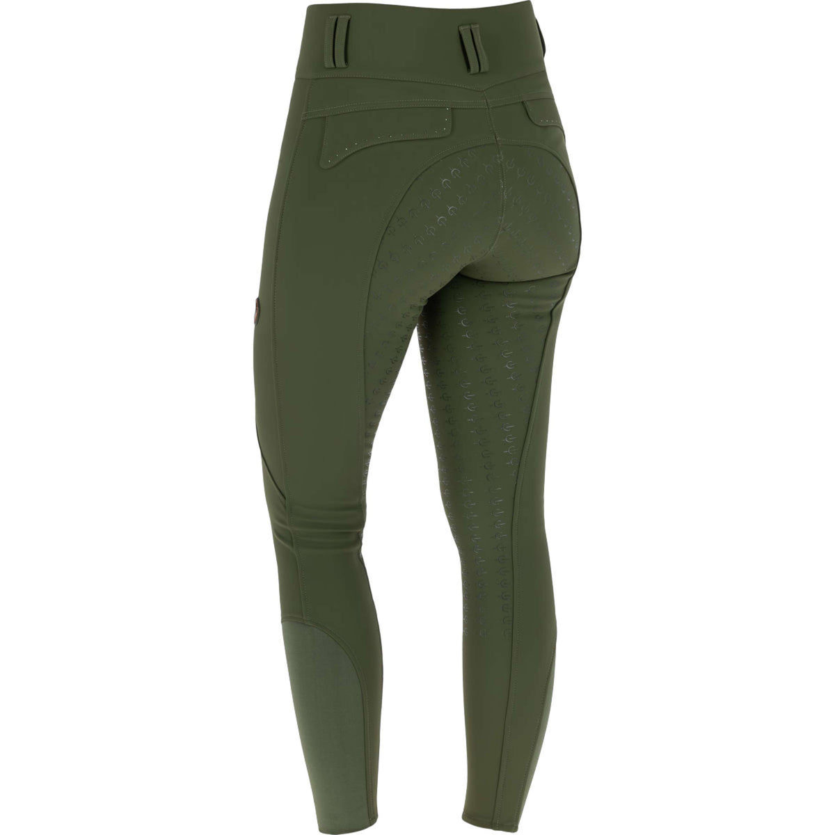 Covalliero Pantalon d'Équitation Hight Waist Full Grip AW26 Forest Green
