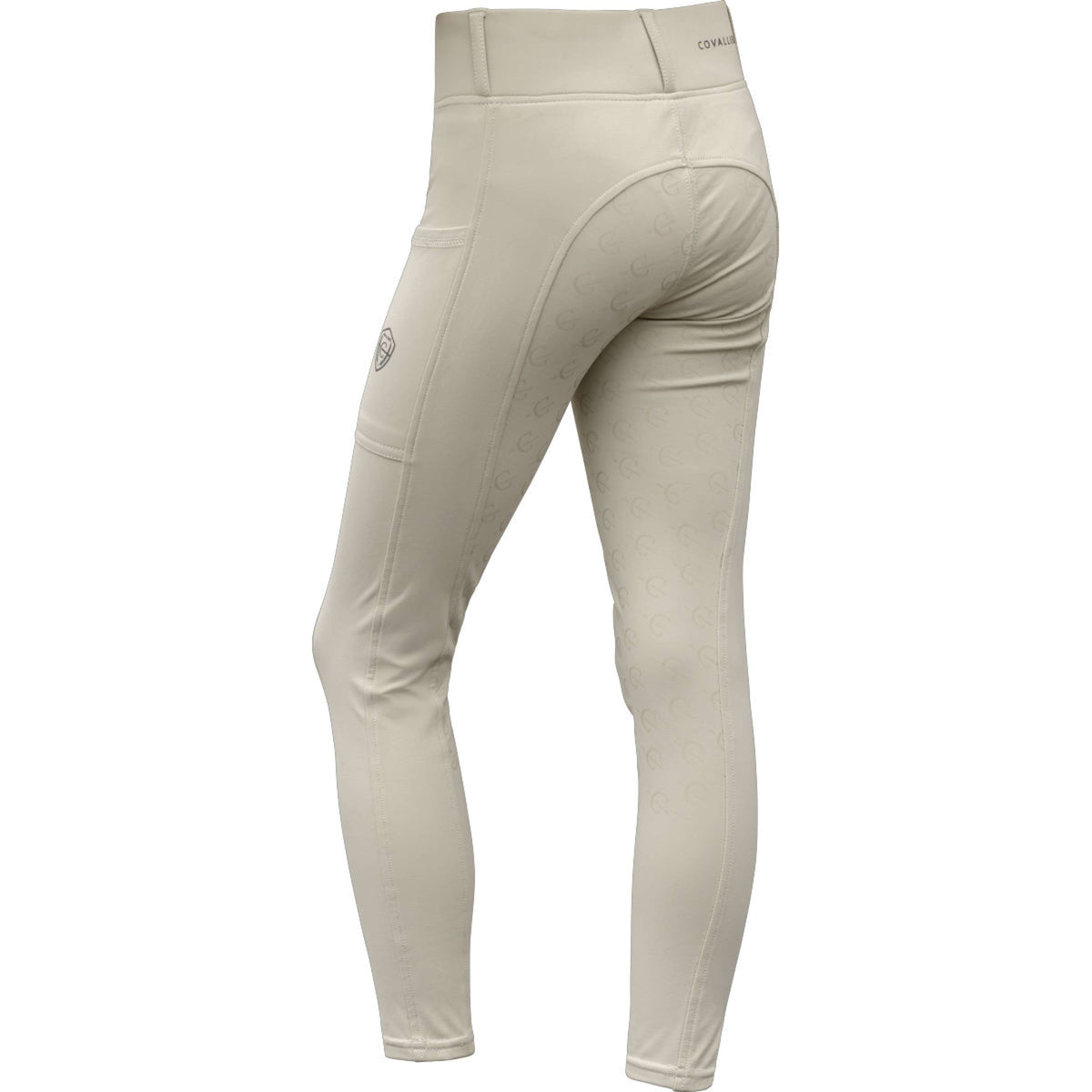 Covalliero Legging d'Équitation Full Grip AW26 Kids Beige