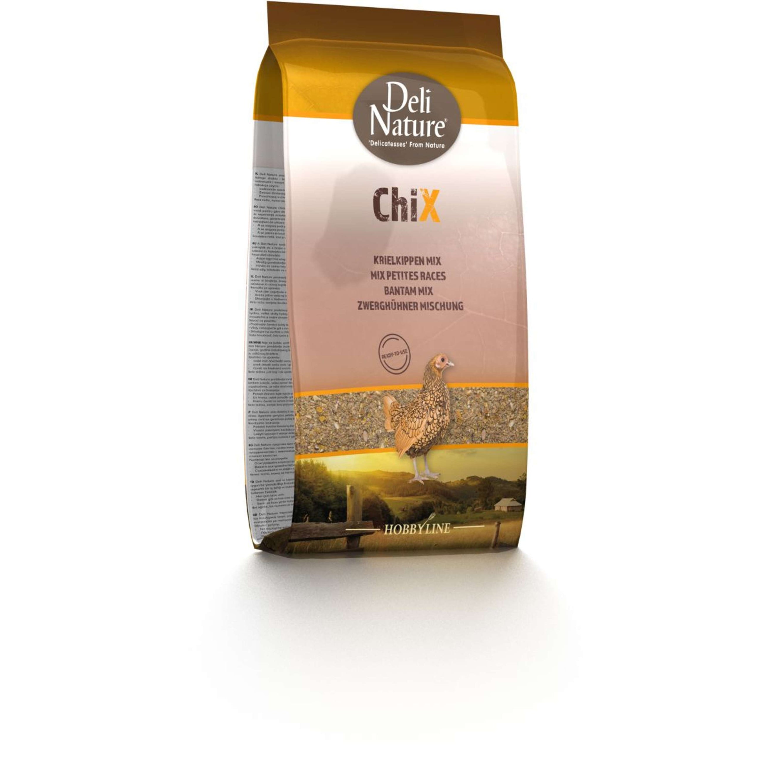 Deli Nature ChiX Aliment pour Poule Naine Prêt à l'Emploi Deli Nature ChiX Aliment pour Poule Naine Prêt à l'Emploi