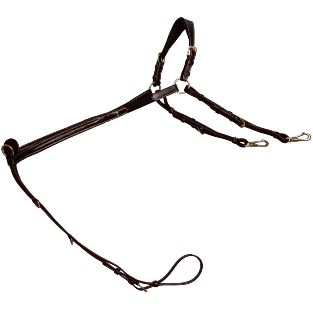 Dyon Collier de Chasse Bridge Marron/Cuivre