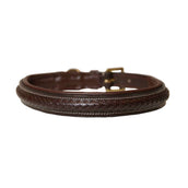 Dyon Collier Tressé Marron