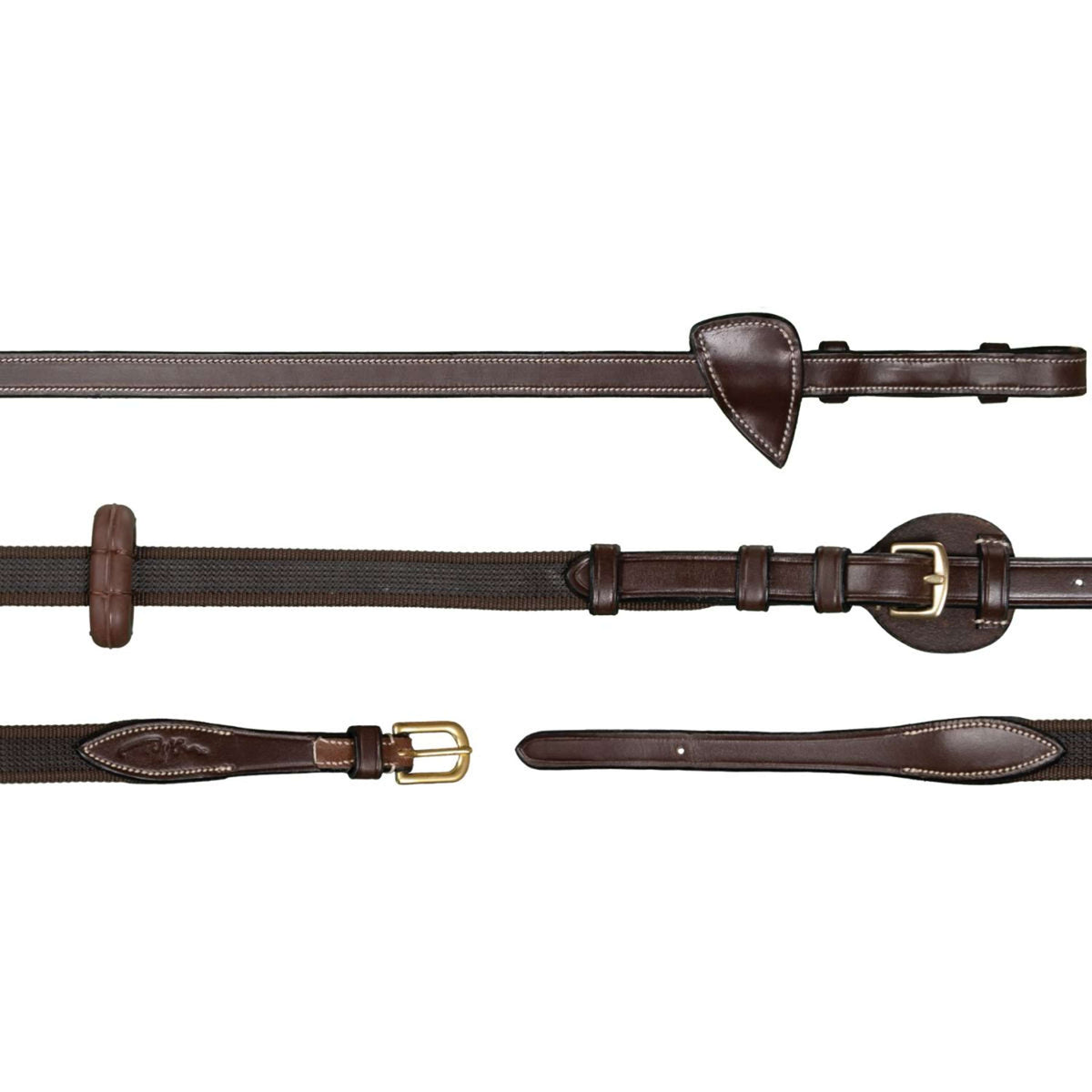 Dyon Rênes 5/8 Réglable Marron