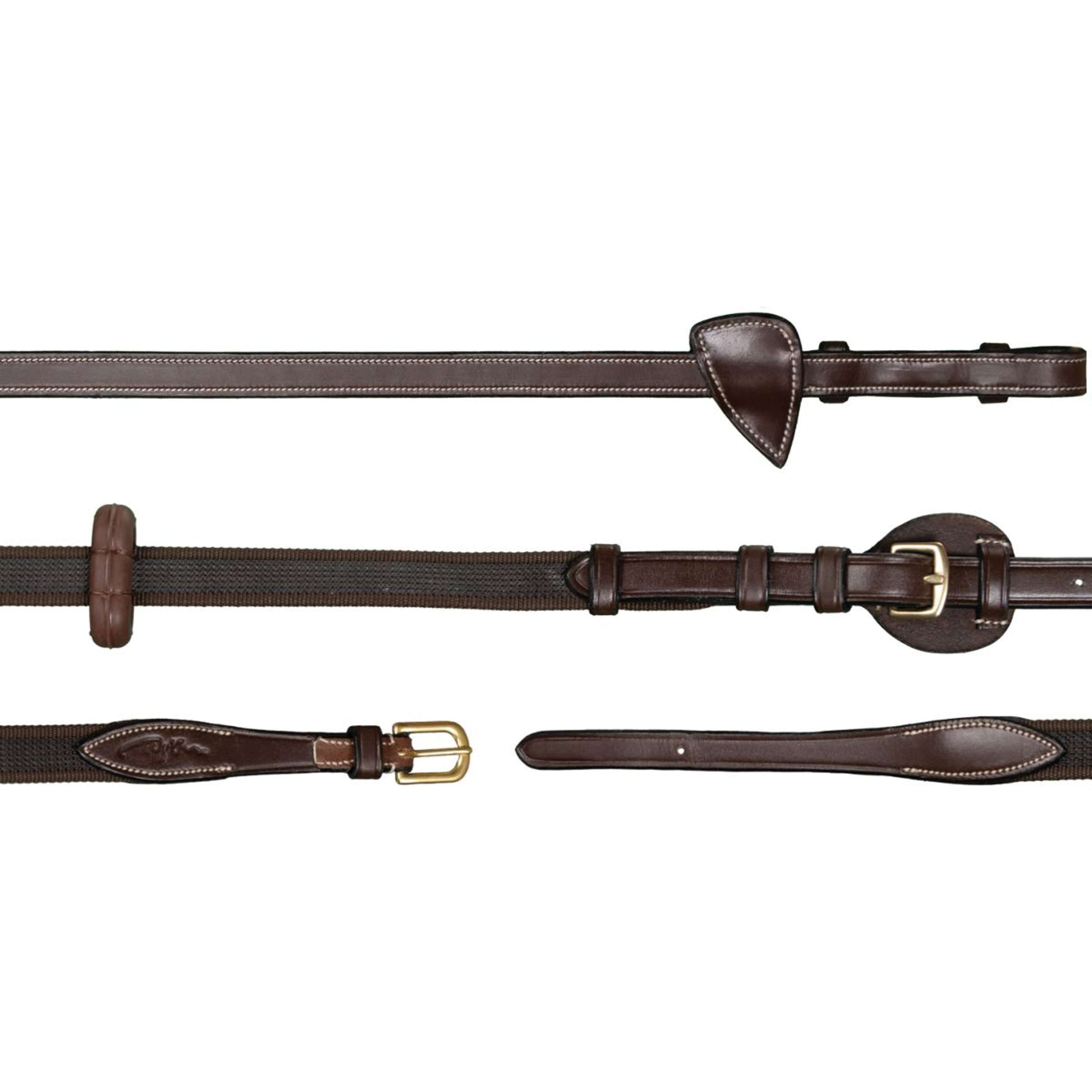 Dyon Rênes 5/8 Réglable Marron