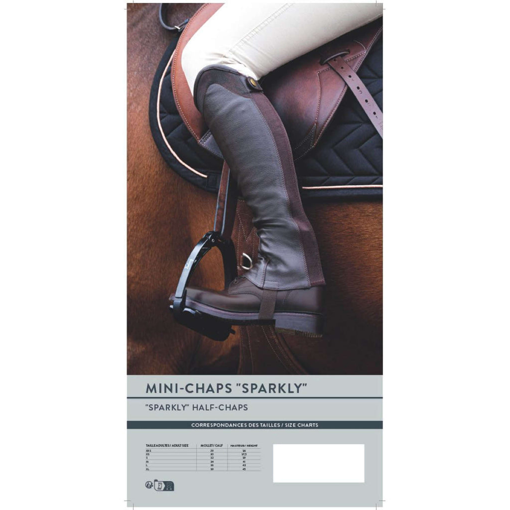 EQUITHÈME Chaps Sparkly Marron