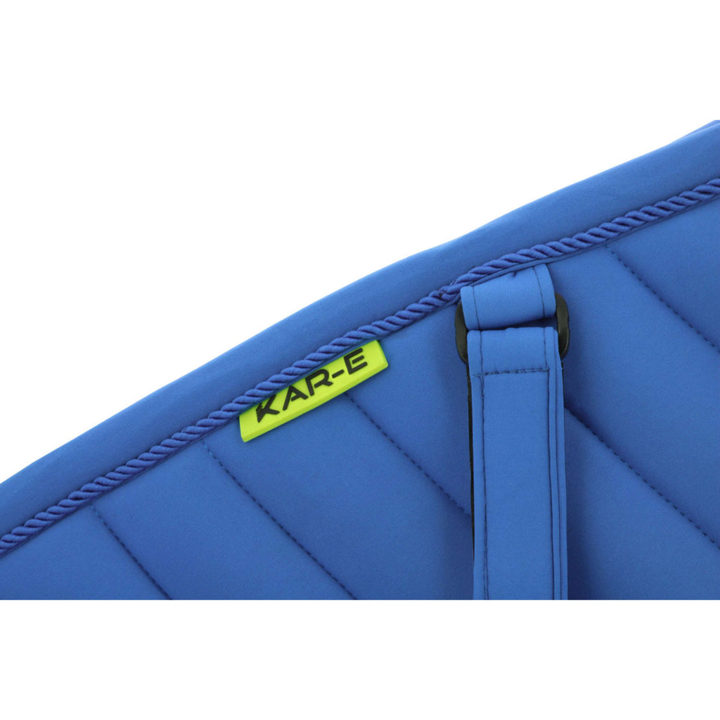 K by EQUITHÈME Tapis de Selle Triton de Saut Bleu Royal