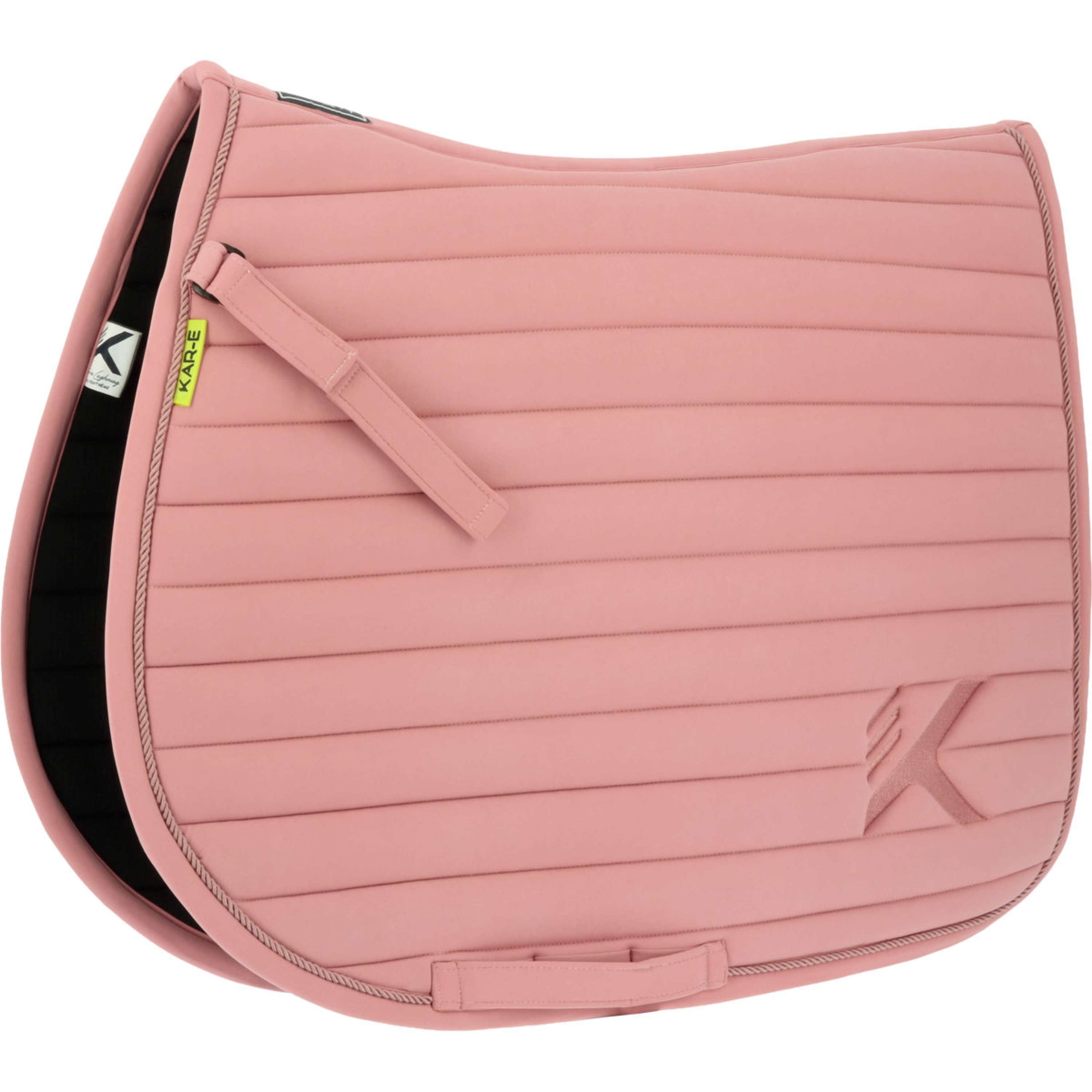 K by EQUITHÈME Tapis de Selle Triton de Saut Rose