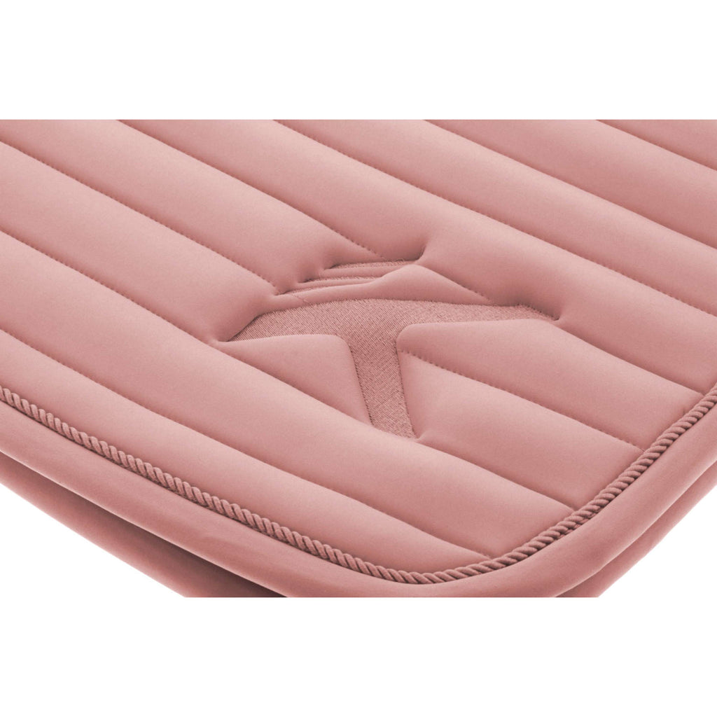 K by EQUITHÈME Tapis de Selle Triton de Saut Rose