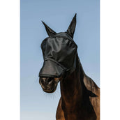 EQUITHÈME Masque Anti-Mouches Protec avec Protection UV Noir