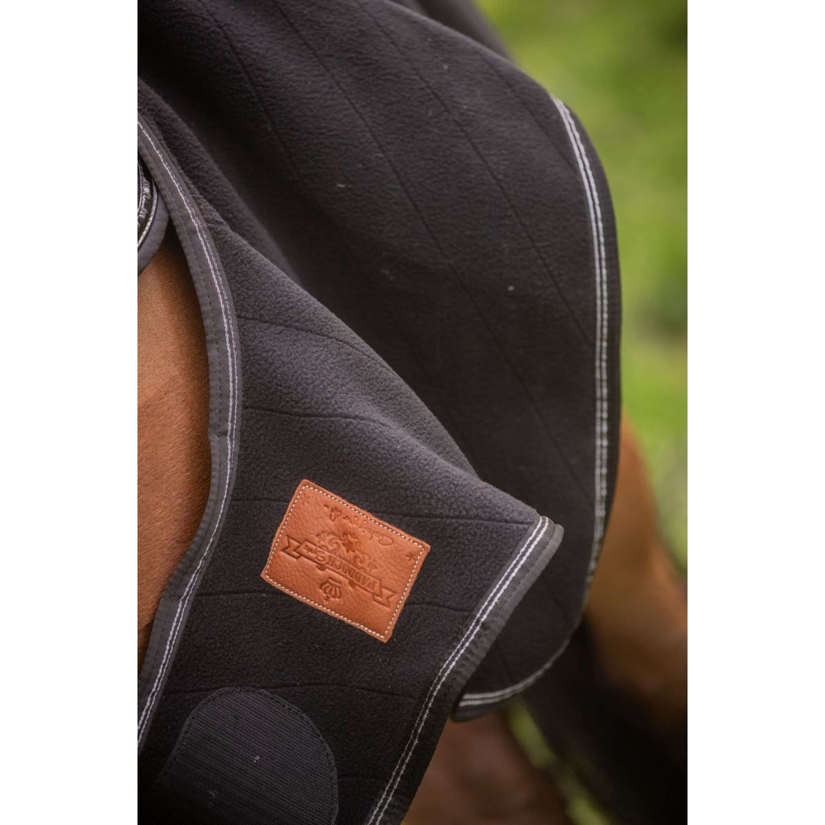 Paddock Couvre-reins Diagonal Noir
