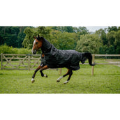 EQUITHÈME Couverture Imperméable Lumin 600D 50g Noir