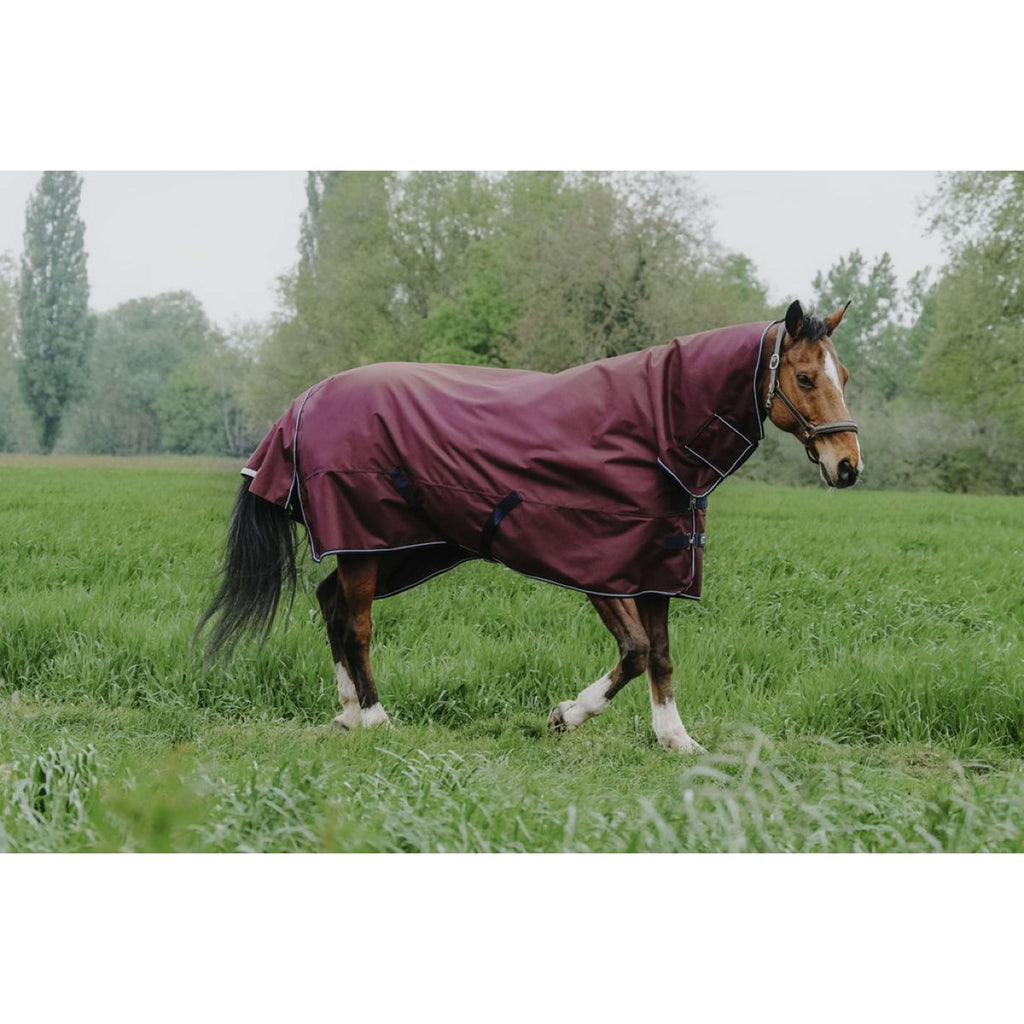 EQUITHÈME Couverture d'Extérieur Tyrex 1200D 200g Combo Bordeaux