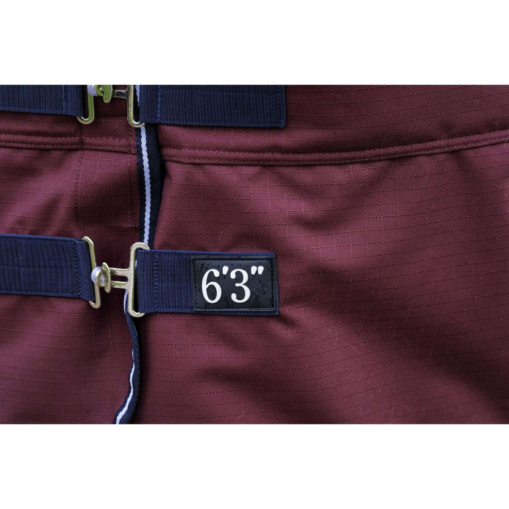 EQUITHÈME Couverture d'Extérieur Tyrex 1200D 200g Combo Bordeaux