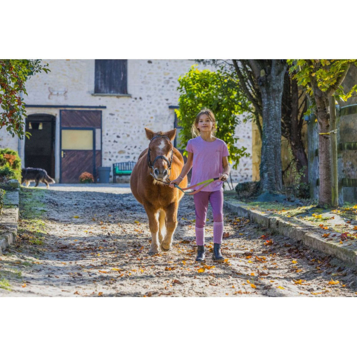 EQUITHÈME T-Shirt Bonnie Kids Violet