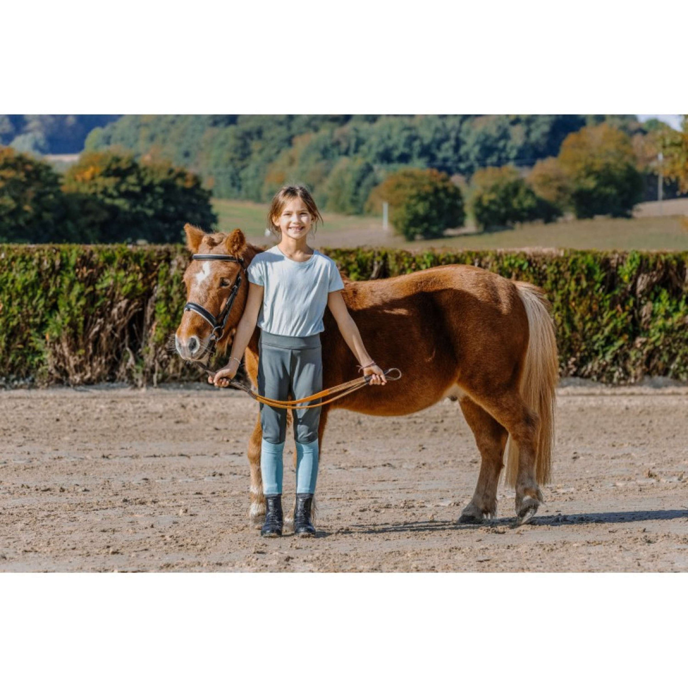 EQUITHÈME T-Shirt Bonnie Kids Menthe/Vert EQUITHÈME T-Shirt Bonnie Kids Menthe/Vert