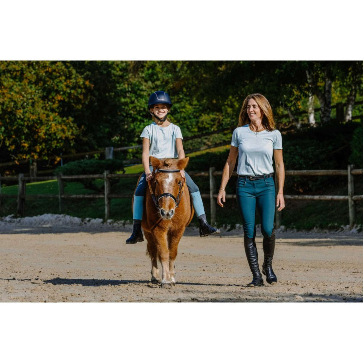 EQUITHÈME T-Shirt Bonnie Menthe/Vert