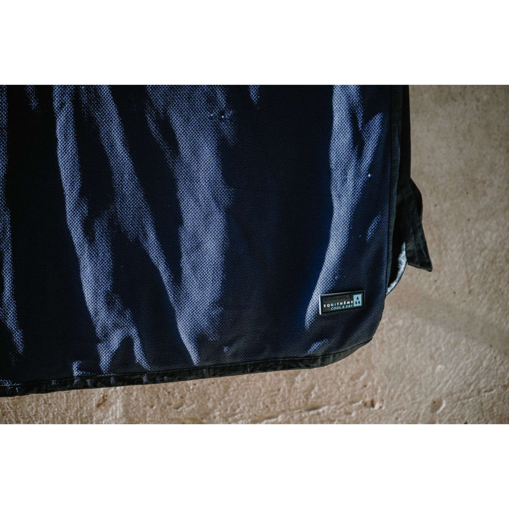 EQUITHÈME Serviette Cool&Dry Marine Bleu