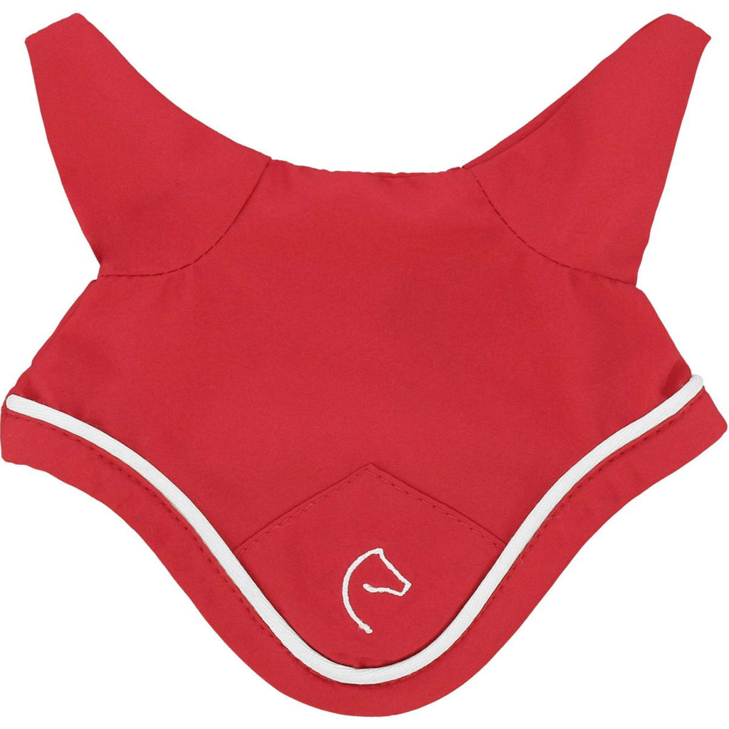 EQUITHÈME Pony Academy Bonnet Anti-Mouches Rouge