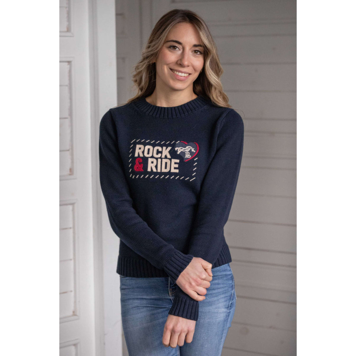 Pénélope Pull Florida Navy blue