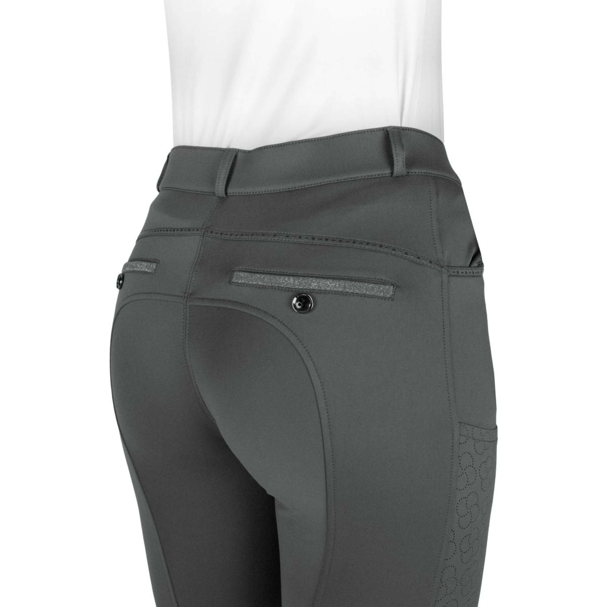 EQUITHÈME Pantalon d'Équitation Capucine Knee Grip Vert