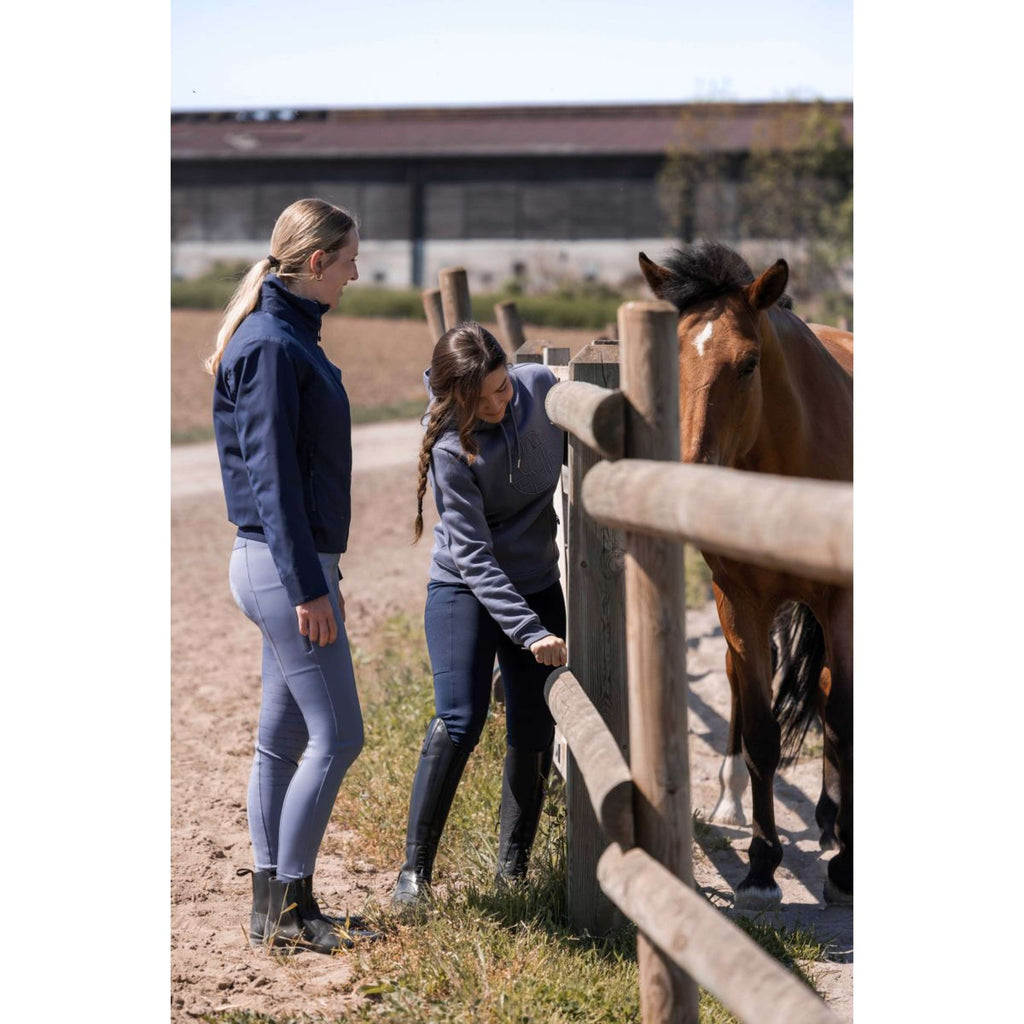 EQUITHÈME Pantalon d'Équitation Capucine Knee Grip Gris