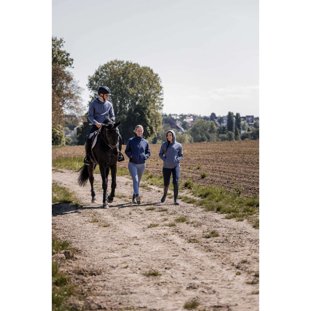 EQUITHÈME Pantalon d'Équitation Capucine Knee Grip Gris