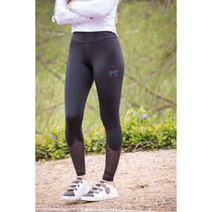 Pénélope Legging d'Équitation Delphe Full Grip Noir