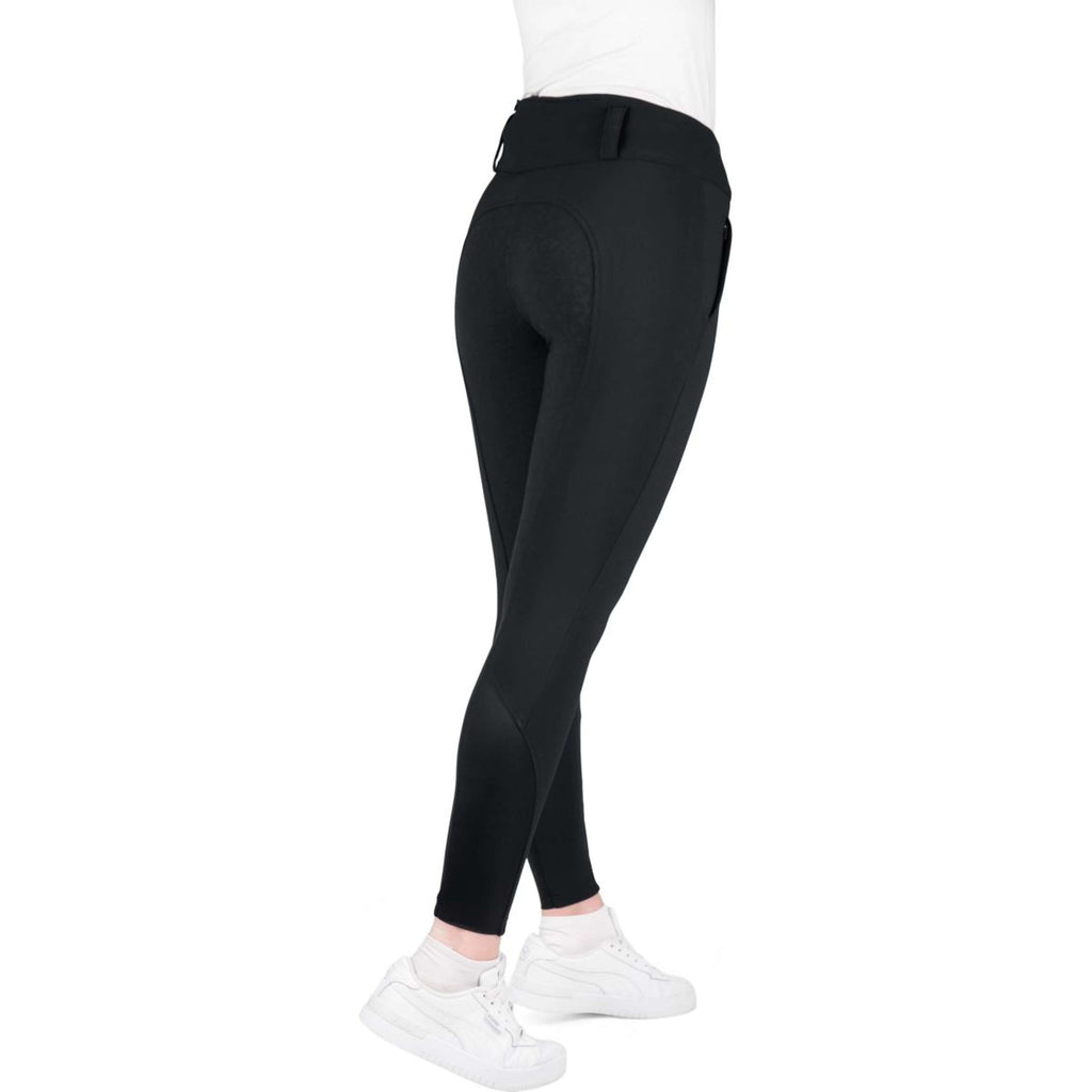 EQUITHÈME Pantalon d'Équitation Sierra Heated Full Grip Noir