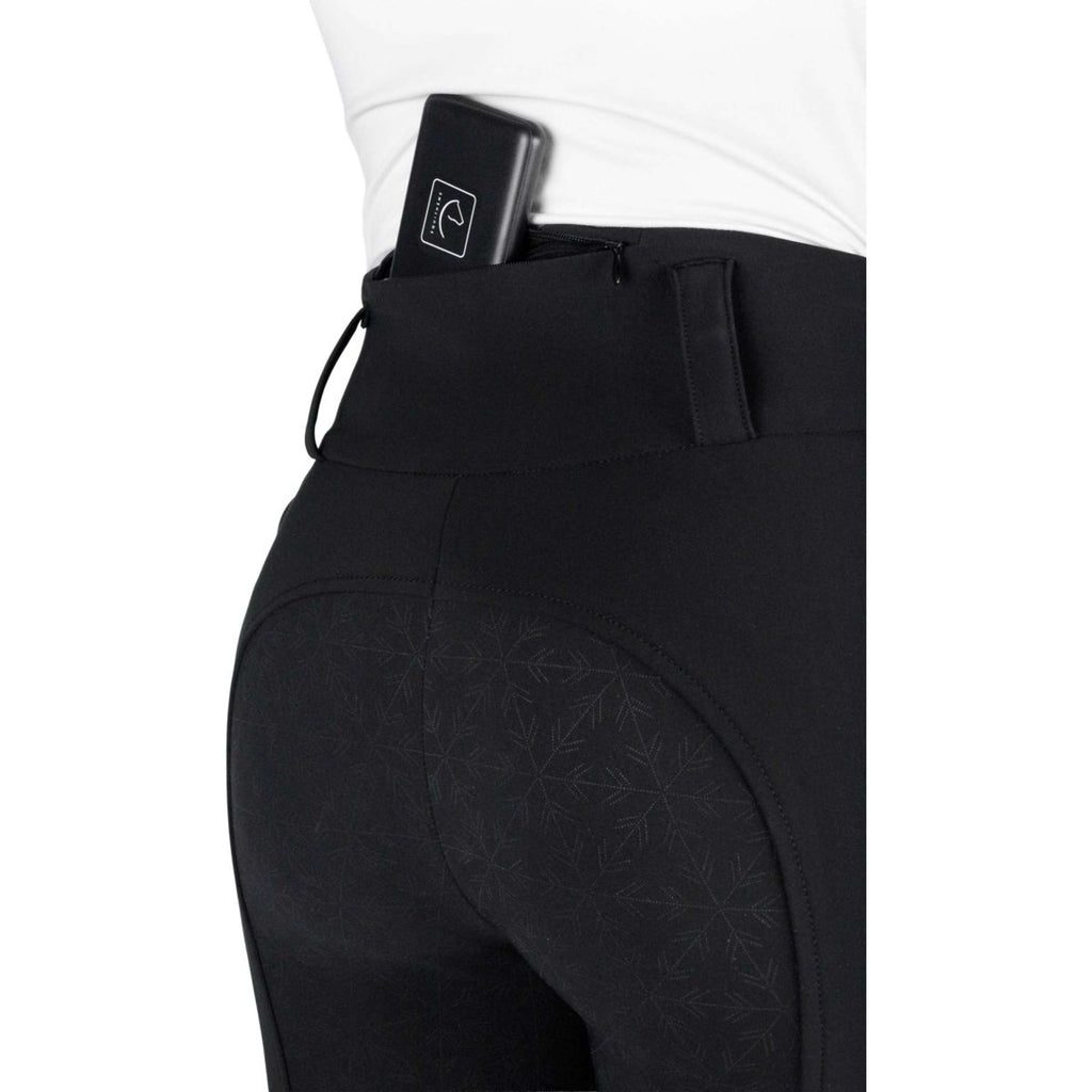 EQUITHÈME Pantalon d'Équitation Sierra Heated Full Grip Noir