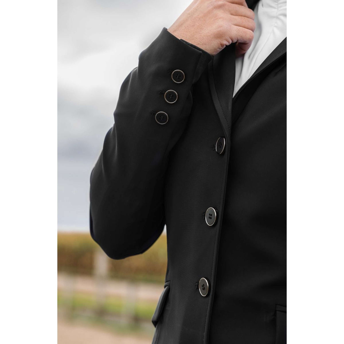 EQUITHÈME Petite Veste de Concours Nancy Noir