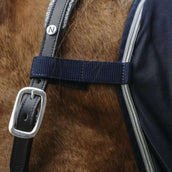 EQUITHÈME Couverture Anti-Mouches Combo Micro Mesh Marin