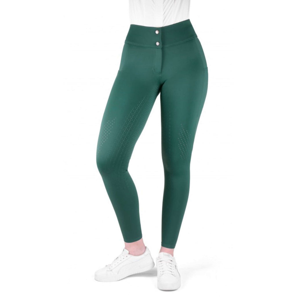 EQUITHÈME Pantalon d'Équitation Madison Bleu canard