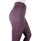 EQUITHÈME Legging d'Équitation Birdy Full Grip Lilas