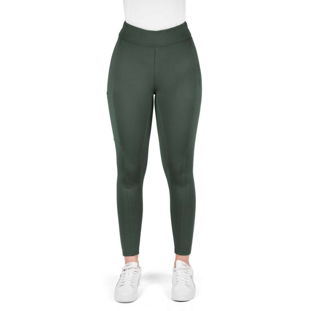 EQUITHÈME Legging d'Équitation Birdy Full Grip Khaki
