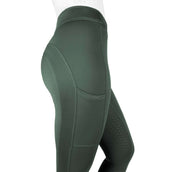 EQUITHÈME Legging d'Équitation Birdy Full Grip Khaki