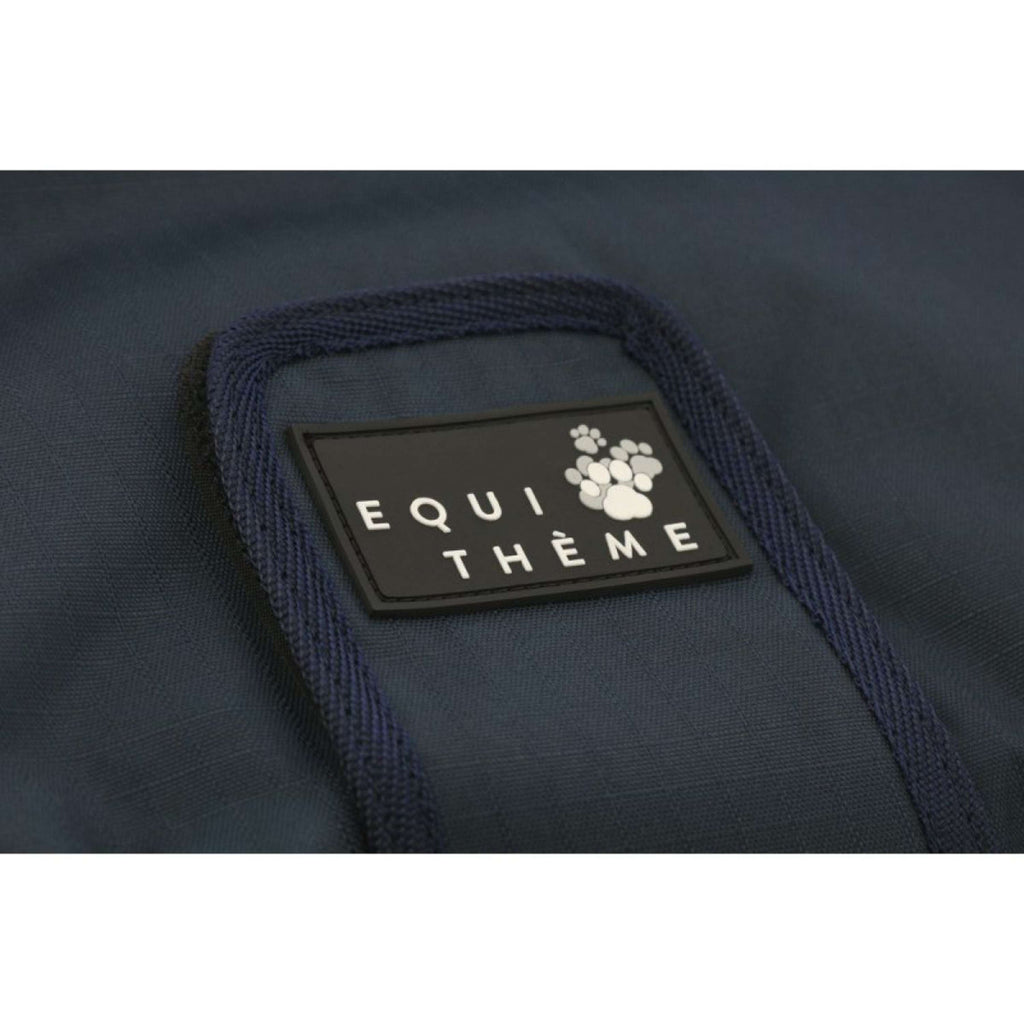 EQUITHÈME Couverture pour Chien Tyrex 600D 220g Marine/Vert