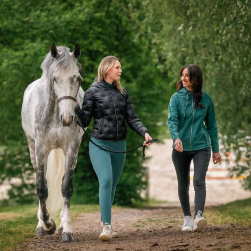EQUITHÈME Veste Softshell Victoria Bleu canard