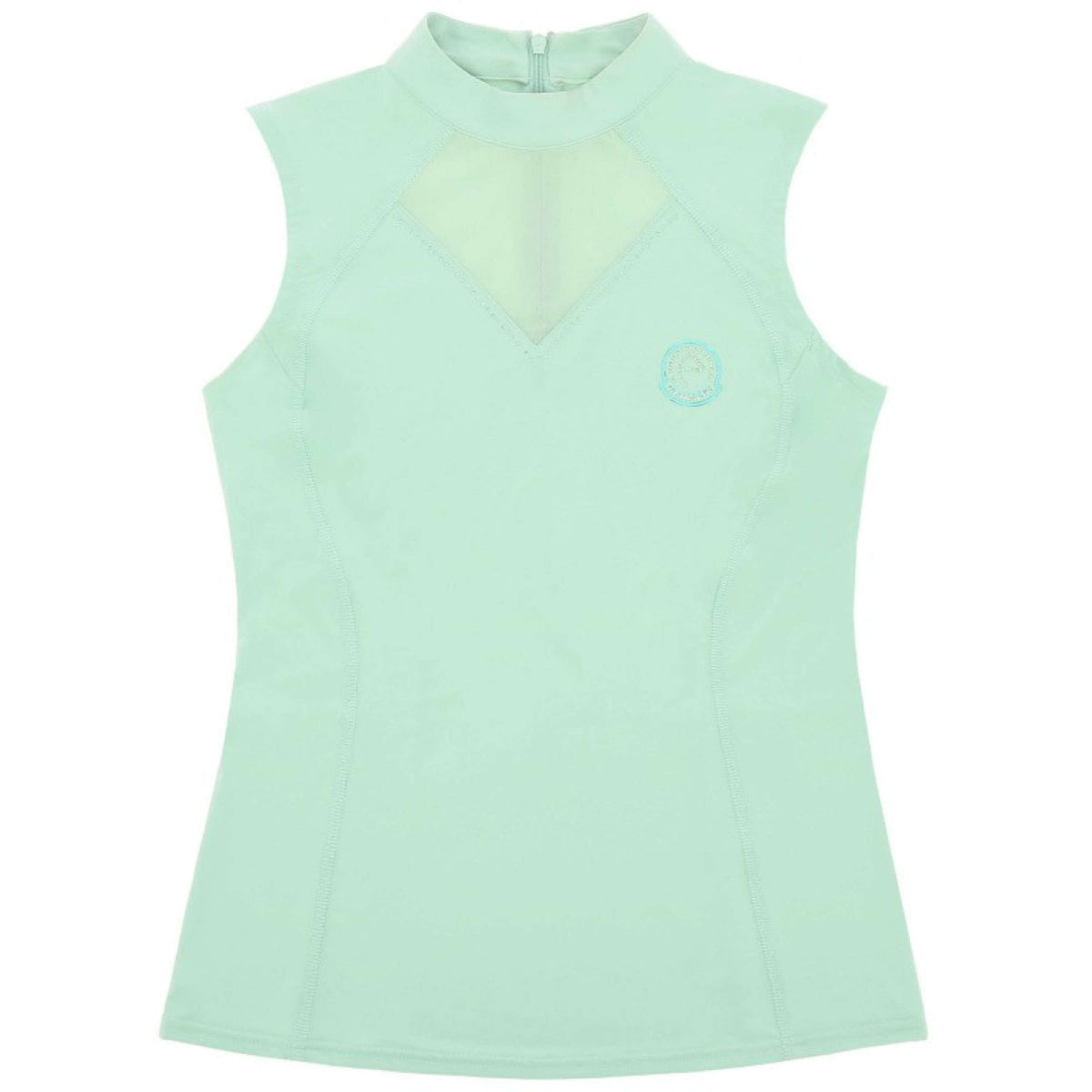 EQUITHÈME Chemise Carla Sans Manche Menthe/Vert
