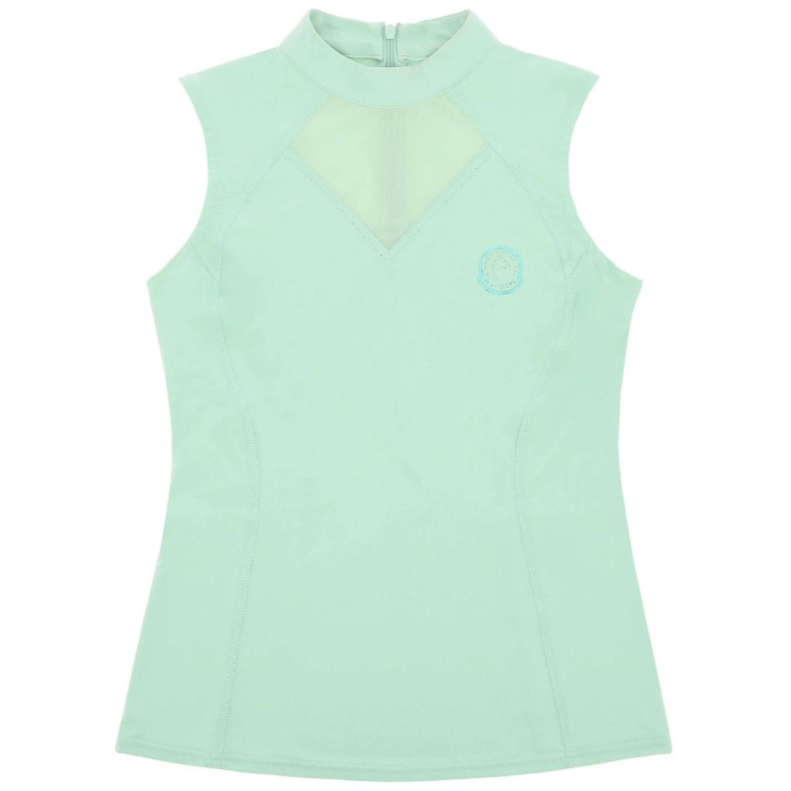 EQUITHÈME Chemise Carla Sans Manche Menthe/Vert