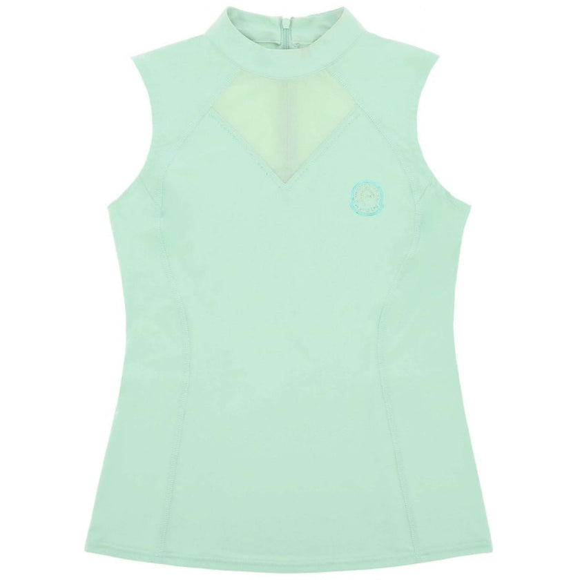 EQUITHÈME Chemise Carla Sans Manche Menthe/Vert
