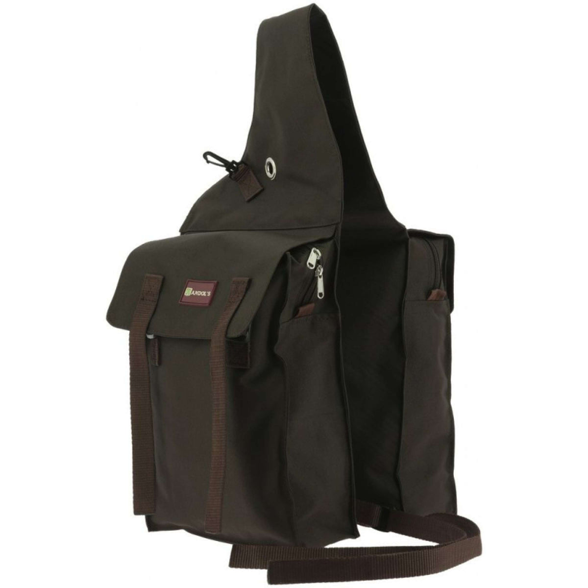 Randol's Sacoche Double de Selle avec Rabat Marron