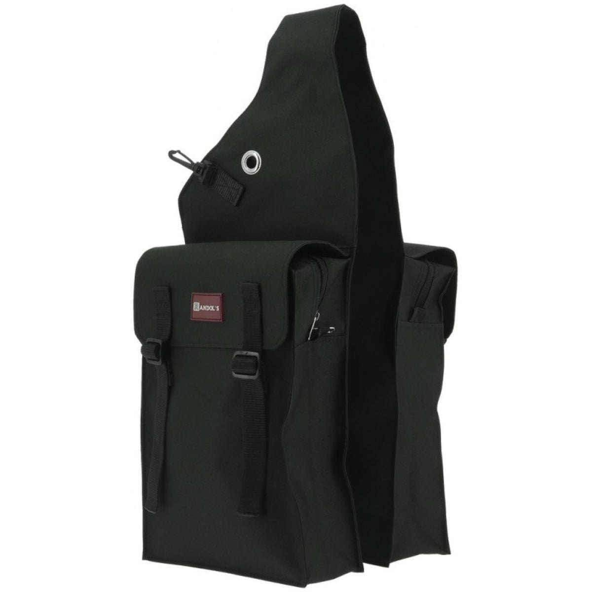 Randol's Sacoche Double de Selle avec Rabat Noir