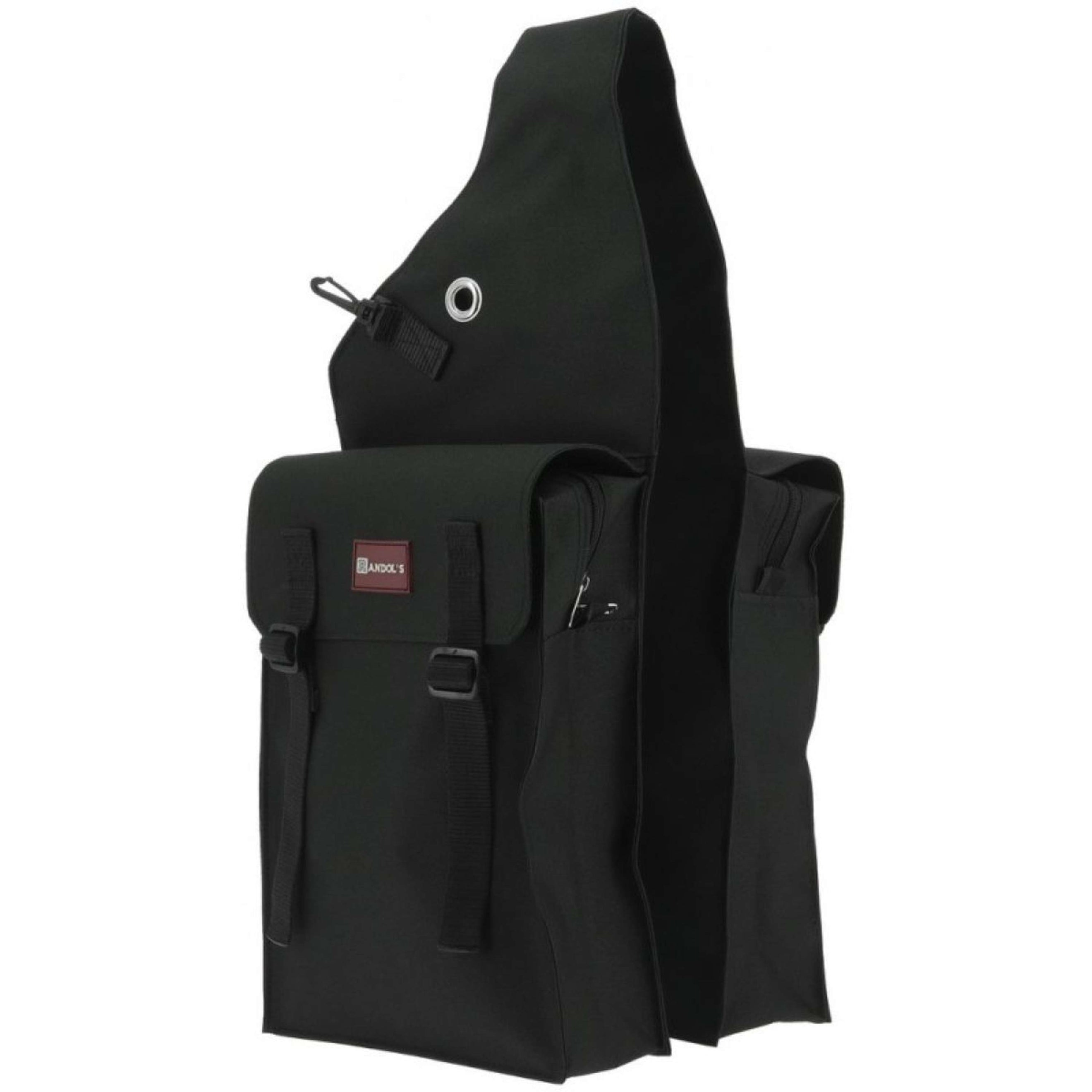 Randol's Sacoche Double de Selle avec Rabat Noir