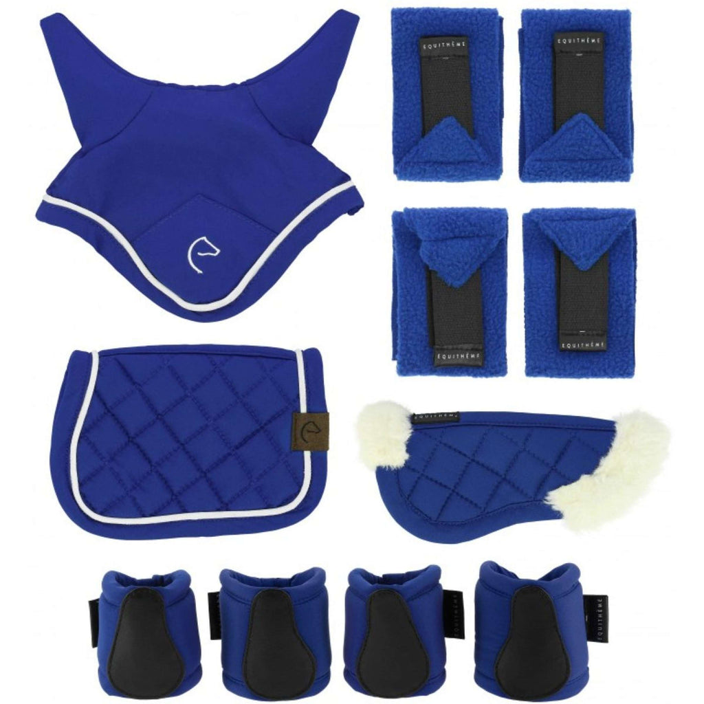 EQUITHÈME Pony Academy Kit d'accessoires Mini Bleu Royal