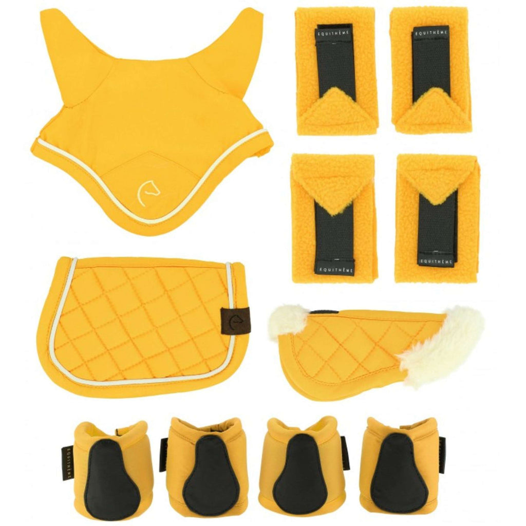 EQUITHÈME Pony Academy Kit d'accessoires Mini Jaune